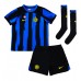 Billiga Inter Milan Juan Cuadrado #7 Barnkläder Hemma fotbollskläder till baby 2023-24 Kortärmad (+ Korta byxor)
